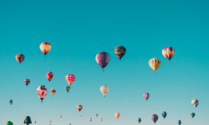 assorted-color hot air balloons during daytime