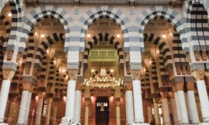 Low-Angle Shot of Al Masjid An Nabawi in Saudi Arabia