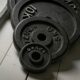 a close up of a set of gym equipment